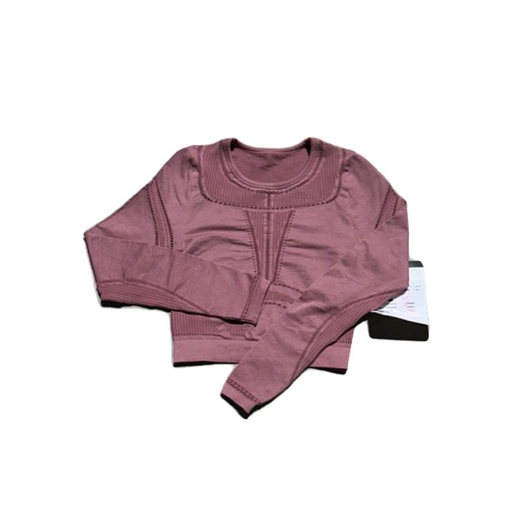 NWT FABLETICS Jaymee Mesh Long-Sleeve Top - Picture 3 of 4